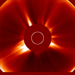 Image of solar wind