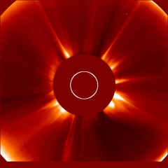 Image of solar wind