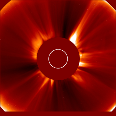 Image of solar wind