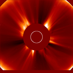 Image of solar wind