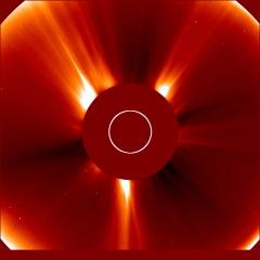 Image of solar wind