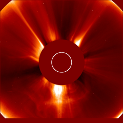 Image of solar wind