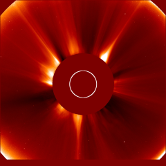 Image of solar wind