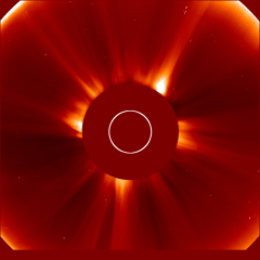 Image of solar wind