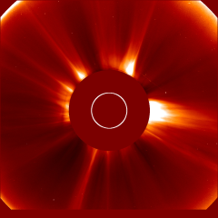 Image of solar wind