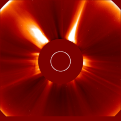 Image of solar wind