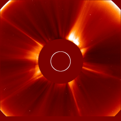 Image of solar wind