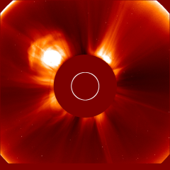 Image of solar wind