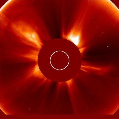 Image of solar wind