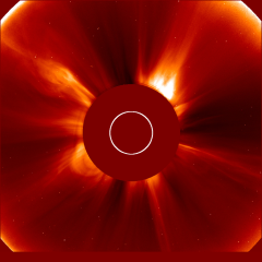 Image of solar wind