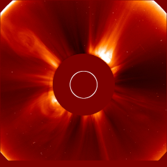 Image of solar wind