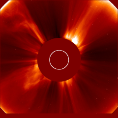 Image of solar wind