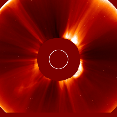 Image of solar wind