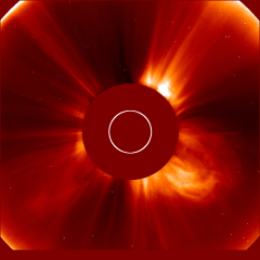 Image of solar wind