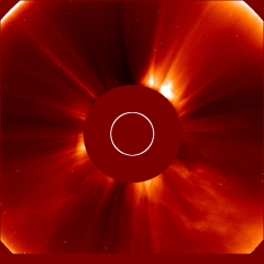 Image of solar wind