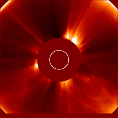 Image of solar wind