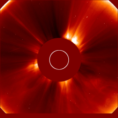 Image of solar wind