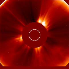 Image of solar wind