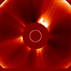 Image of solar wind