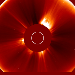 Image of solar wind