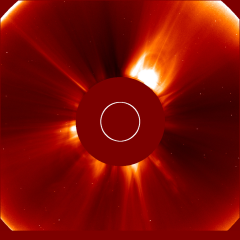 Image of solar wind