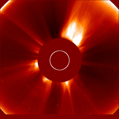 Image of solar wind