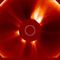 Image of solar wind