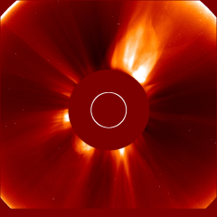 Image of solar wind