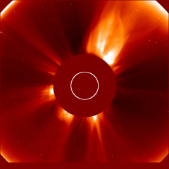 Image of solar wind