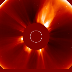 Image of solar wind