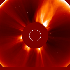 Image of solar wind