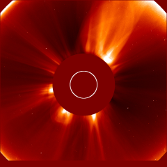 Image of solar wind