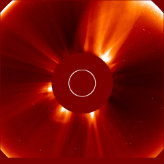 Image of solar wind