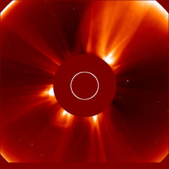 Image of solar wind