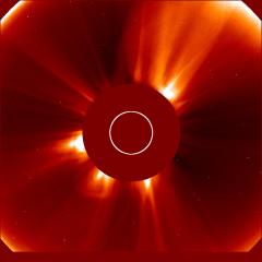 Image of solar wind