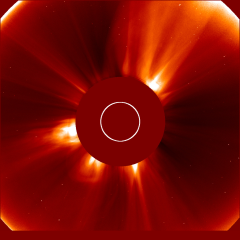 Image of solar wind