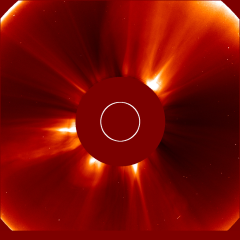 Image of solar wind