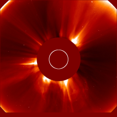 Image of solar wind