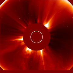 Image of solar wind