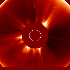 Image of solar wind