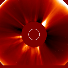 Image of solar wind