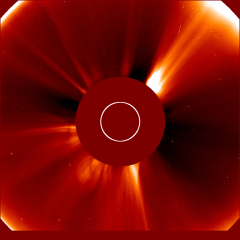 Image of solar wind