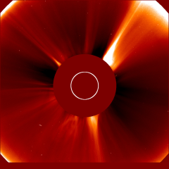 Image of solar wind