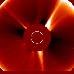 Image of solar wind