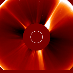 Image of solar wind