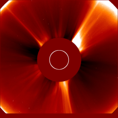 Image of solar wind