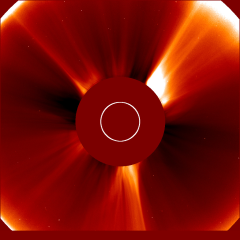 Image of solar wind