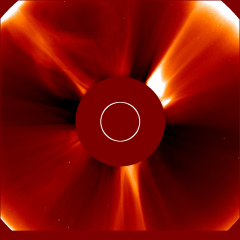 Image of solar wind