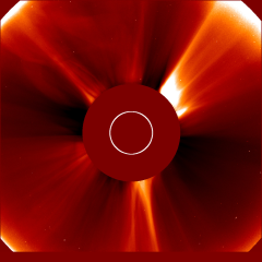 Image of solar wind