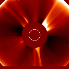 Image of solar wind